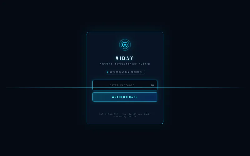 Tampilan aplikasi Viday